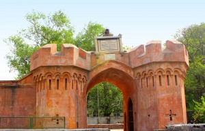 IMG_7282 - Part of the Magazine , which was the ammunition dump of the British, which was blown up by the english even before the Mutineers could get to it